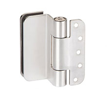 glass door hinge