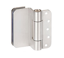 glass door hinge